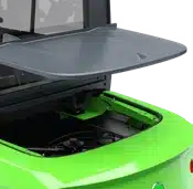 Compartiment batterie ouvert du CESAB B6